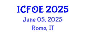 International Conference on Future of Education (ICFOE) June 05, 2025 - Rome, Italy International Conference on Future of Education (ICFOE) June 05, 2025 - Rome, Italy