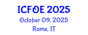 International Conference on Future of Education (ICFOE) October 09, 2025 - Rome, Italy International Conference on Future of Education (ICFOE) October 09, 2025 - Rome, Italy