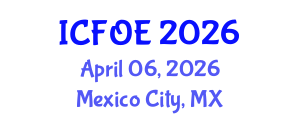 International Conference on Future of Education (ICFOE) April 06, 2026 - Mexico City, Mexico International Conference on Future of Education (ICFOE) April 06, 2026 - Mexico City, Mexico