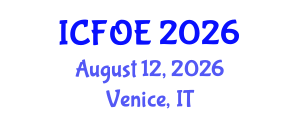 International Conference on Future of Education (ICFOE) August 12, 2026 - Venice, Italy International Conference on Future of Education (ICFOE) August 12, 2026 - Venice, Italy