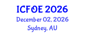International Conference on Future of Education (ICFOE) December 02, 2026 - Sydney, Australia International Conference on Future of Education (ICFOE) December 02, 2026 - Sydney, Australia