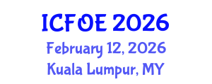 International Conference on Future of Education (ICFOE) February 12, 2026 - Kuala Lumpur, Malaysia International Conference on Future of Education (ICFOE) February 12, 2026 - Kuala Lumpur, Malaysia