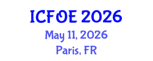 International Conference on Future of Education (ICFOE) May 11, 2026 - Paris, France International Conference on Future of Education (ICFOE) May 11, 2026 - Paris, France