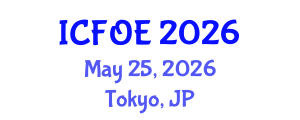 International Conference on Future of Education (ICFOE) May 25, 2026 - Tokyo, Japan International Conference on Future of Education (ICFOE) May 25, 2026 - Tokyo, Japan