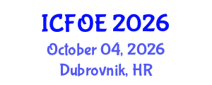 International Conference on Future of Education (ICFOE) October 04, 2026 - Dubrovnik, Croatia