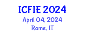 International Conference on Fuzzy Information and Engineering (ICFIE) April 04, 2024 - Rome, Italy