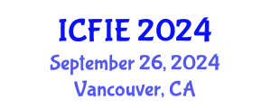 International Conference on Fuzzy Information and Engineering (ICFIE) September 26, 2024 - Vancouver, Canada