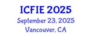 International Conference on Fuzzy Information and Engineering (ICFIE) September 23, 2025 - Vancouver, Canada