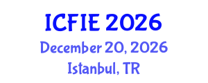 International Conference on Fuzzy Information and Engineering (ICFIE) December 20, 2026 - Istanbul, Turkey International Conference on Fuzzy Information and Engineering (ICFIE) December 20, 2026 - Istanbul, Turkey