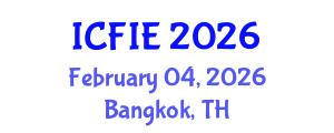 International Conference on Fuzzy Information and Engineering (ICFIE) February 04, 2026 - Bangkok, Thailand