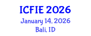 International Conference on Fuzzy Information and Engineering (ICFIE) January 14, 2026 - Bali, Indonesia