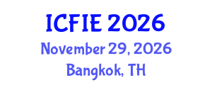 International Conference on Fuzzy Information and Engineering (ICFIE) November 29, 2026 - Bangkok, Thailand International Conference on Fuzzy Information and Engineering (ICFIE) November 29, 2026 - Bangkok, Thailand