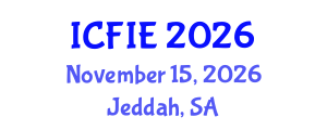 International Conference on Fuzzy Information and Engineering (ICFIE) November 15, 2026 - Jeddah, Saudi Arabia