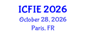 International Conference on Fuzzy Information and Engineering (ICFIE) October 28, 2026 - Paris, France