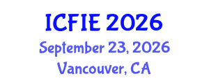 International Conference on Fuzzy Information and Engineering (ICFIE) September 23, 2026 - Vancouver, Canada