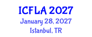 International Conference on Fuzzy Logic and Applications (ICFLA) January 28, 2027 - Istanbul, Turkey International Conference on Fuzzy Logic and Applications (ICFLA) January 28, 2027 - Istanbul, Turkey