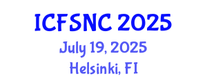 International Conference on Fuzzy Systems and Neural Computing (ICFSNC) July 19, 2025 - Helsinki, Finland
