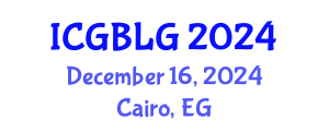 International Conference on Game-Based Learning and Gamification (ICGBLG) December 16, 2024 - Cairo, Egypt