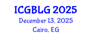 International Conference on Game-Based Learning and Gamification (ICGBLG) December 13, 2025 - Cairo, Egypt