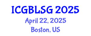 International Conference on Game-Based Learning and Serious Games (ICGBLSG) April 22, 2025 - Boston, United States
