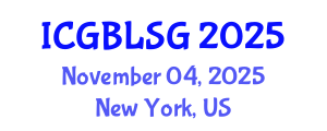 International Conference on Game-Based Learning and Serious Games (ICGBLSG) November 04, 2025 - New York, United States
