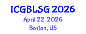 International Conference on Game-Based Learning and Serious Games (ICGBLSG) April 22, 2026 - Boston, United States