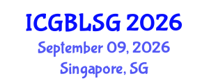 International Conference on Game-Based Learning and Serious Games (ICGBLSG) September 09, 2026 - Singapore, Singapore