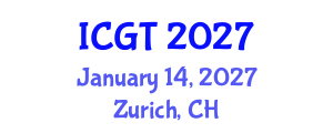 International Conference on Game Theory (ICGT) January 14, 2027 - Zurich, Switzerland International Conference on Game Theory (ICGT) January 14, 2027 - Zurich, Switzerland