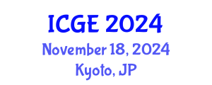 International Conference on Gamification of Education (ICGE) November 18, 2024 - Kyoto, Japan