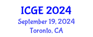 International Conference on Gamification of Education (ICGE) September 19, 2024 - Toronto, Canada