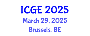 International Conference on Gamification of Education (ICGE) March 29, 2025 - Brussels, Belgium