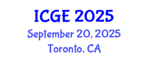 International Conference on Gamification of Education (ICGE) September 20, 2025 - Toronto, Canada