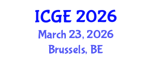 International Conference on Gamification of Education (ICGE) March 23, 2026 - Brussels, Belgium International Conference on Gamification of Education (ICGE) March 23, 2026 - Brussels, Belgium