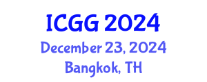 International Conference on Gas Geochemistry (ICGG) December 23, 2024 - Bangkok, Thailand