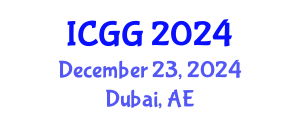 International Conference on Gas Geochemistry (ICGG) December 23, 2024 - Dubai, United Arab Emirates