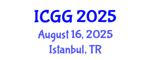 International Conference on Gas Geochemistry (ICGG) August 16, 2025 - Istanbul, Turkey