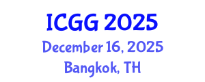 International Conference on Gas Geochemistry (ICGG) December 16, 2025 - Bangkok, Thailand