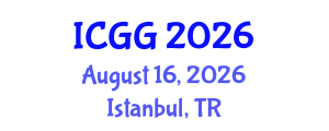 International Conference on Gas Geochemistry (ICGG) August 16, 2026 - Istanbul, Turkey