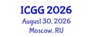 International Conference on Gas Geochemistry (ICGG) August 30, 2026 - Moscow, Russia