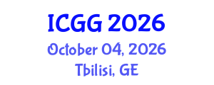 International Conference on Gas Geochemistry (ICGG) October 04, 2026 - Tbilisi, Georgia