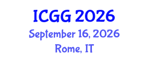 International Conference on Gas Geochemistry (ICGG) September 16, 2026 - Rome, Italy