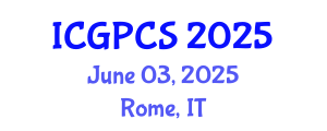International Conference on Gas, Petroleum and Chemical Sciences (ICGPCS) June 03, 2025 - Rome, Italy