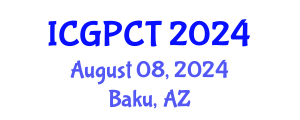 International Conference on Gas, Petroleum and Chemical Technologies (ICGPCT) August 08, 2024 - Baku, Azerbaijan