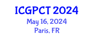 International Conference on Gas, Petroleum and Chemical Technologies (ICGPCT) May 16, 2024 - Paris, France
