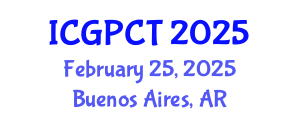 International Conference on Gas, Petroleum and Chemical Technologies (ICGPCT) February 25, 2025 - Buenos Aires, Argentina