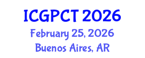 International Conference on Gas, Petroleum and Chemical Technologies (ICGPCT) February 25, 2026 - Buenos Aires, Argentina