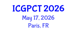 International Conference on Gas, Petroleum and Chemical Technologies (ICGPCT) May 17, 2026 - Paris, France