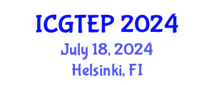 International Conference on Gas Turbines, Energy and Power (ICGTEP) July 18, 2024 - Helsinki, Finland