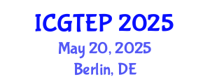 International Conference on Gas Turbines, Energy and Power (ICGTEP) May 20, 2025 - Berlin, Germany