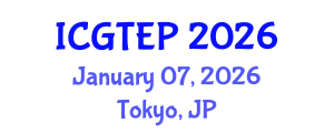 International Conference on Gas Turbines, Energy and Power (ICGTEP) January 07, 2026 - Tokyo, Japan